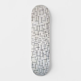 Skateboard Composición Nº 10, muelle y océano | Mondriaan |