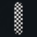 Skateboard Comprobar tablero de verificación de patrones de b<br><div class="desc">Patrón de cuadros - tablero de ajedrez en blanco y negro.</div>