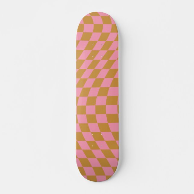 Skateboard Comprobar tablero de verificación de patrones de m (Anverso )