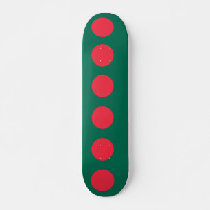 Skateboard con bandera de Bangladesh