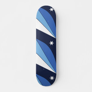 Skateboard con bandera de Columbia, Carolina del S