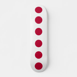Skateboard con bandera de Japón