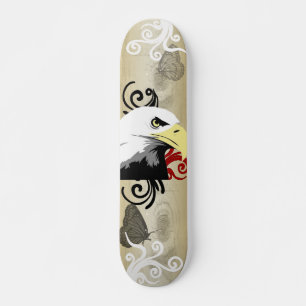 Skateboard con diseño de águila