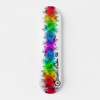 Skateboard con logotipo de personalizable
