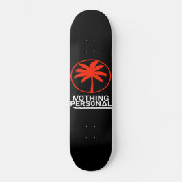 Skateboard con logotipo personal de nada
