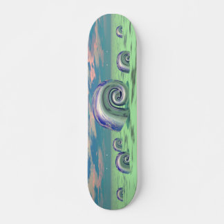 Skateboard Conchas metalizado - 02 - Retro