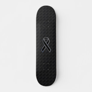 Skateboard Conciencia de la cinta de estilo cromado negro