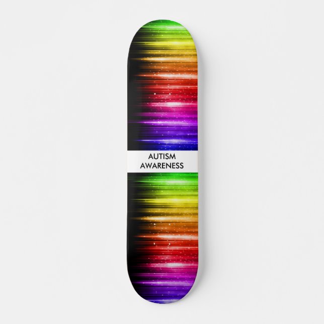 Skateboard Conciencia del autismo (Anverso )