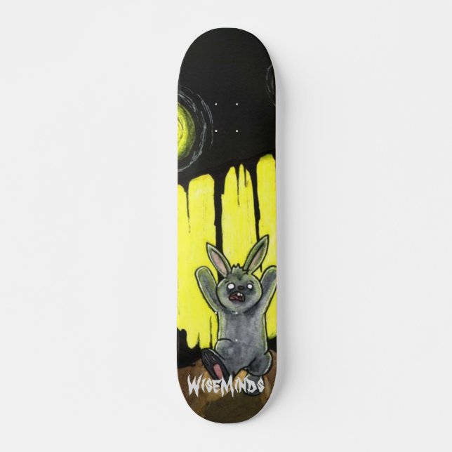 Skateboard Conejito asustado 2 (Anverso )