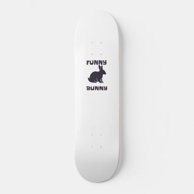Skateboard Conejito gracioso (Anverso)