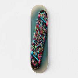 Skateboard "Confluencia colorida"