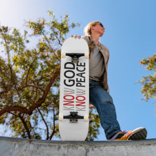 Skateboard Conozca a Dios.