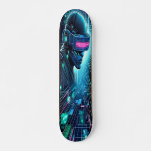 Skateboard "Conquistador del ciberespacio: gemelo malvado rea