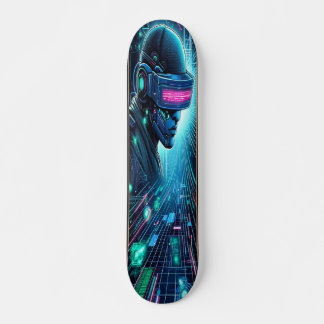 Skateboard "Conquistador del ciberespacio: gemelo malvado rea