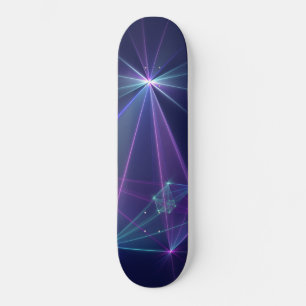 Skateboard Constellación, abstracto Fantasía Fractal Art Skat