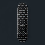 Skateboard Cool Gamer Custom Black Gaming Pattern<br><div class="desc">Awesome gaming skateboard with a cool video game controller and headphone pattern for a gamer. Customize this black skateboard for carrying your video games.</div>