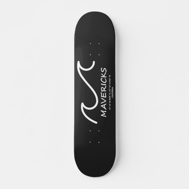 Skateboard Coordenadas Mavericks (Anverso )
