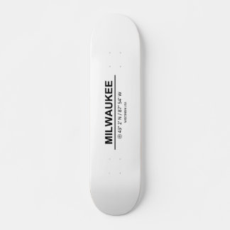 Skateboard Coordenadas Milwaukee