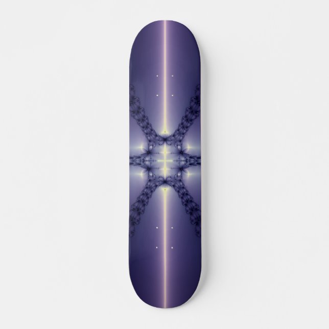 Skateboard Copo de Nieve Azul (Anverso )
