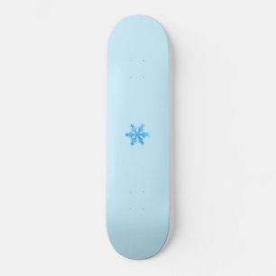 Skateboard Copo de nieve de invierno azul