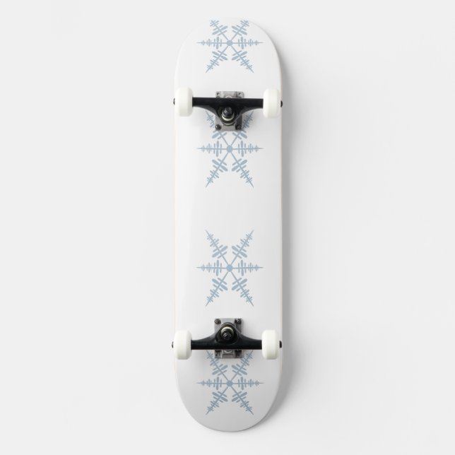 Skateboard Copos de nieve (Anverso)