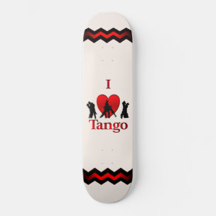 Skateboard Corazón bailando tango