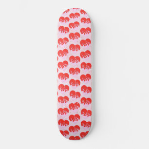 Skateboard Corazón de Fuego