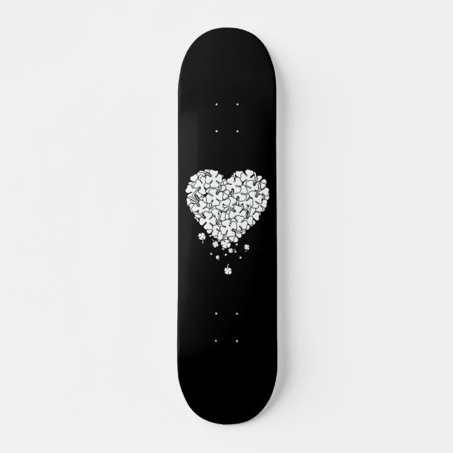 Skateboard Corazón de Trébol (Anverso )