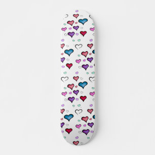 Skateboard corazón el día de San Valentín