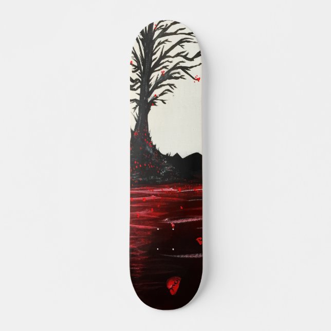 Skateboard Corazón roto (Anverso )