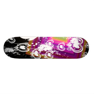 Skateboard Corazones