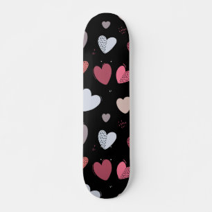 Skateboard Corazones 2
