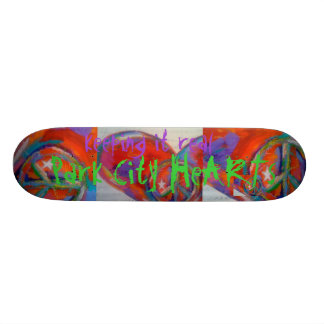 Skateboard Corazones de Park City