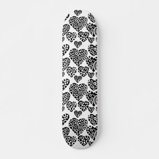 Skateboard Corazones en la madera