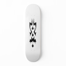 Corbata moderna tribal minimalista en blanco y neg