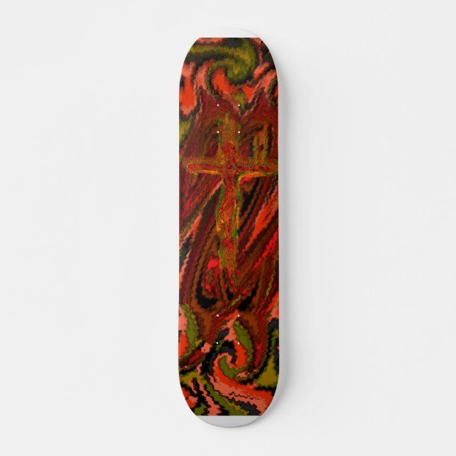 Skateboard Cordero de dios (Anverso )