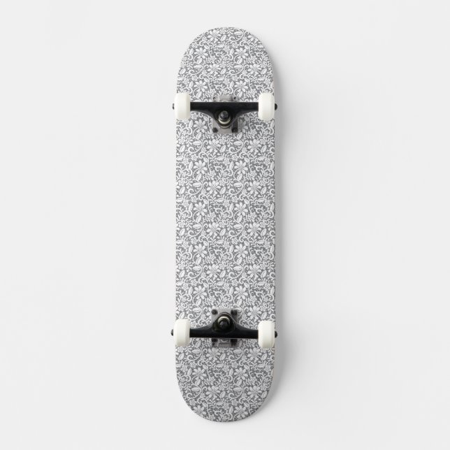 Skateboard Cordón blanco 1 (Anverso)