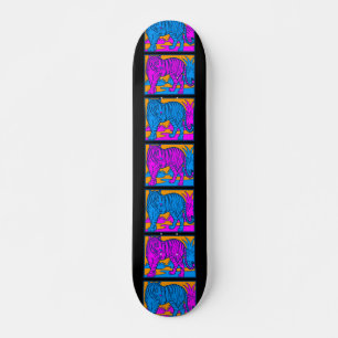 SKATEBOARD COREY TIGER 1980 TIGER SCENE BLACK