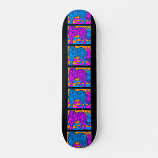 SKATEBOARD COREY TIGER 1980 TIGER SCENE BLACK