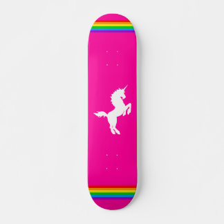 SKATEBOARD COREY TIGER 80 RETRO VINTAGE UNICORN RAINBOW PINK