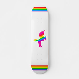 SKATEBOARD COREY TIGER 80 RETRO VINTAGE UNICORN RAINBOW WHTE