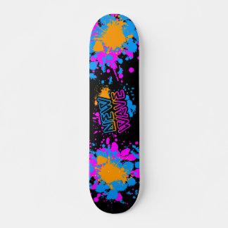 Skateboard Corey Tiger 80 Vintage New Wave Neon Splatter
