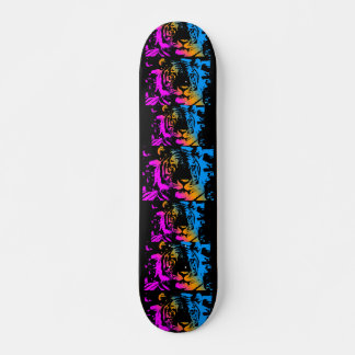 SKATEBOARD COREY TIGER CARA DE TIGRE COLORES AÑOS 80