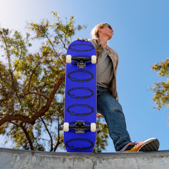 Skateboard corona de espinas (Exterior 1)