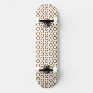 Skateboard Corona de hojas de otoño circular