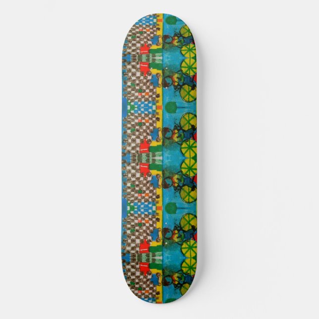Skateboard Corredora de bicicletas (Anverso)