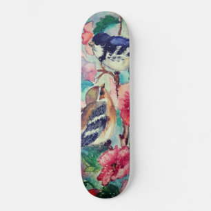 Skateboard Cortejo - Pintura de color de agua