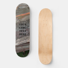 Skateboard Corteza de árbol de inspiración natural
