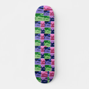 Skateboard Corvettes de arte pop
