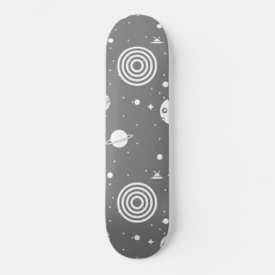 Skateboard Cosas del espacio gris